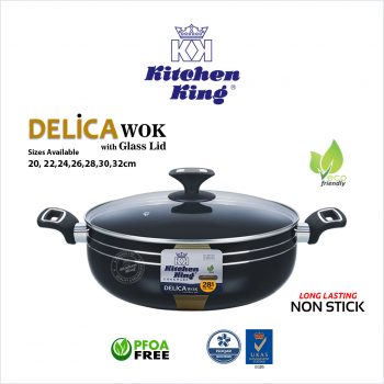 Delica Wok (Glass Lid)