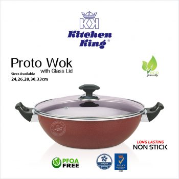 Proto Wok (Glass Lid)